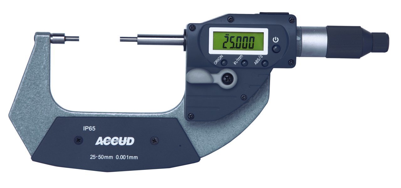 ACCUD Dijital Pim Uçlu Mikrometre 0-50mm 318 Serisi