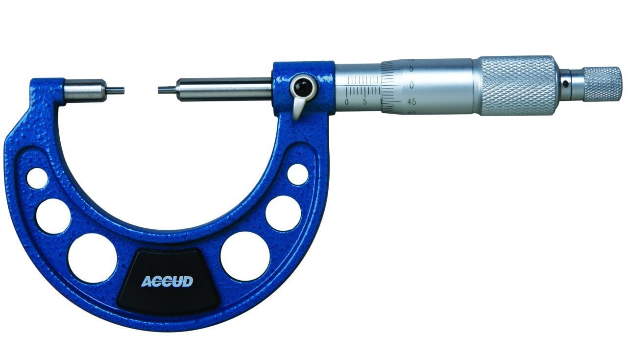 ACCUD Mekanik Pim Uçlu Mikrometre 0-175mm | 328 Serisi Resim