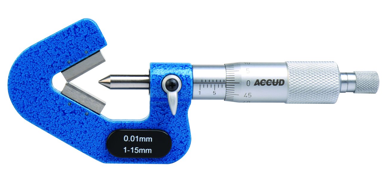 ACCUD V-Yataklı Mikrometre 1-95mm | 334 Serisi Resim