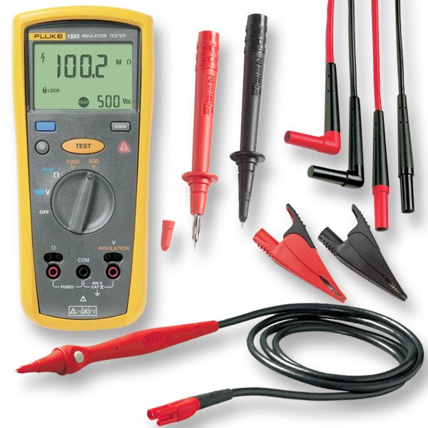 FLUKE 1503 DIJITAL IZOLASYON OLCU ALETI RESIM