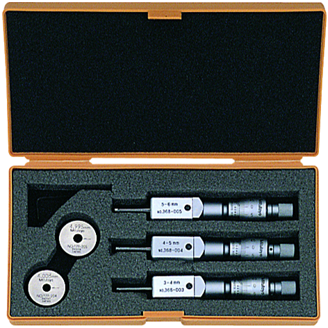 Mitutoyo 3 Nokta Temaslı İç Çap Mikrometresi 3-6mm | 368-907