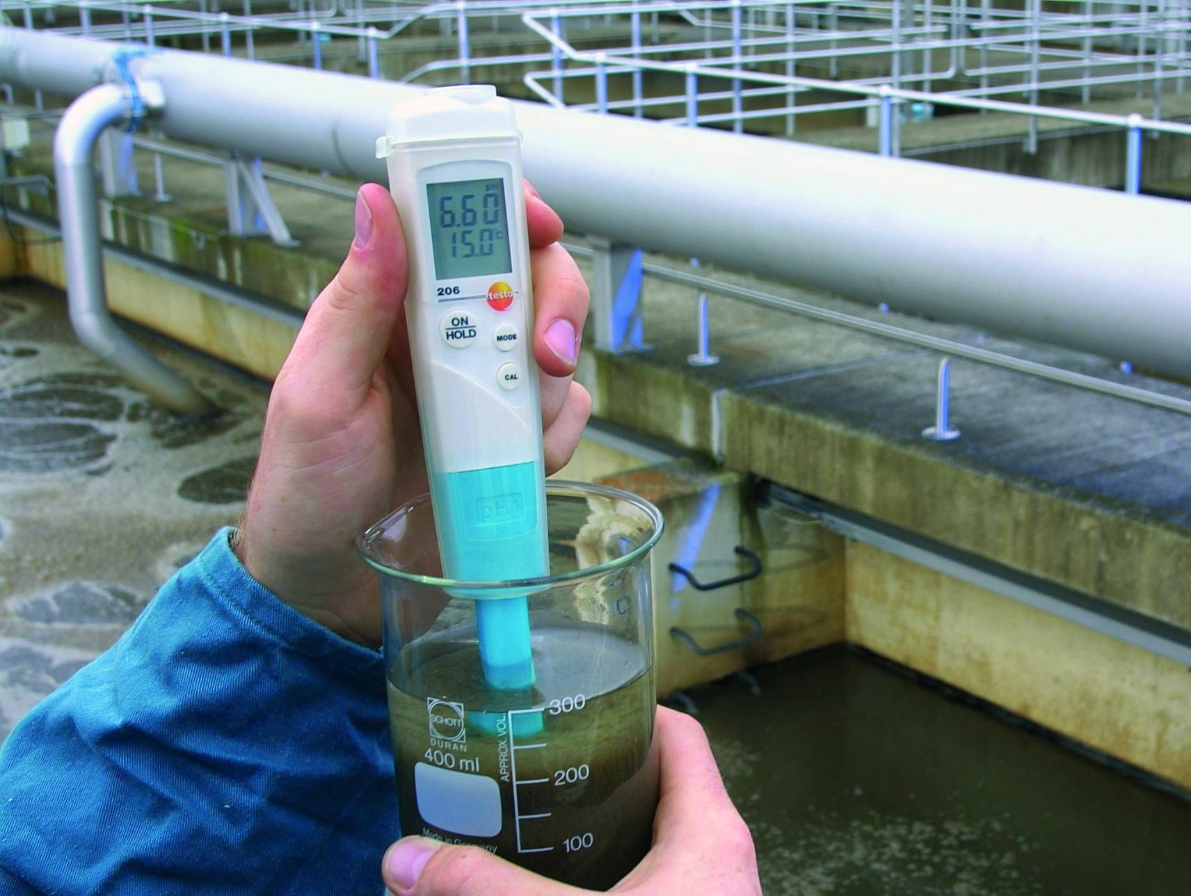 Testo pH ve Sıcaklık Ölçüm Cihazı Çantalı Set | Testo 206 Resim2