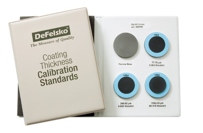 DeFelsko Positector 200 Ultrasonik Kalınlık Probları Aksesuarları | Sertifikalı Kaplı Metal Levhalar-A3