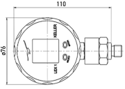 Keller Dijital Manometreler | LEX1 (%0,05)