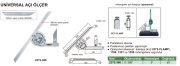 Insize Universal Açı Ölçer 0-360° | 2372-360