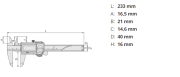 Mitutoyo Dijital Kumpas 150 mm | 500-727-20