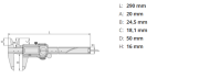 Mitutoyo Dijital Kumpas 200 mm | 500-728-20