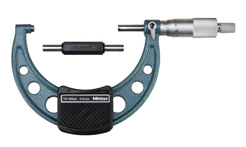 Mitutoyo Hafif ve Atölye Tipi Dış Çap Mikrometreleri 75-100 mm | 103-140-10