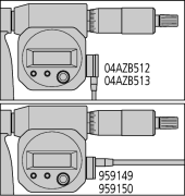 Mitutoyo Değiştirilebilir Uçlu Dijital Dış Çap Mikrometresi (Bilgi Çıkışlı) 0-150 mm | 340-251-30