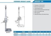 ACCUD Mekanik Yükseklik Mihengiri 600mm | 186-024-11