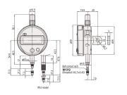 Mitutoyo Dijital Komparatör Saati 12.7mm | 543-790B