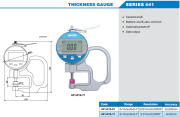 ACCUD Dijital Kalınlık Komparatörü 0-10mm | 441 Serisi