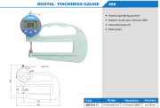 ACCUD Dijital Kalınlık Komparatörü 0-10mm | 460-010-11