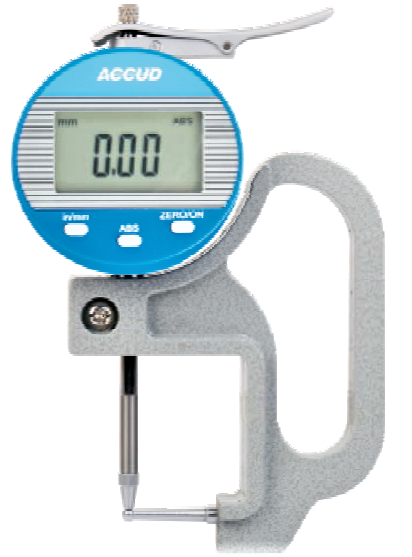 ACCUD Dijital Boru Kalınlık Komparatörü 0-10mm | 461-010-11