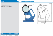 ACCUD Kalınlık Komparatörü 0-10mm | 449-010-11