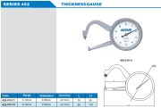 ACCUD Kalınlık Komparatörü 0-10mm | 452 Serisi