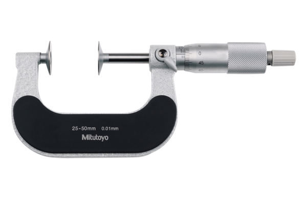 Mitutoyo Disk Ölçü Yüzlü Mikrometre 25-50 mm | 123-102