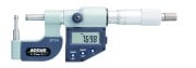 Accud Dijital Silindirik Uçlu Boru Et Kalınlığı Mikrometresi 0-25mm | 380 Serisi