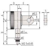 Mitutoyo Komparatör Saati 0.002mm | 1913A