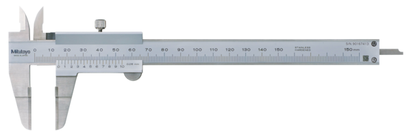 Mitutoyo İnce Çeneli Kanal Kumpası 0-150mm/0,02mm | 536-134