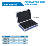 ACCUD Pin Mastar Seti İçin Kutu | 524 Serisi