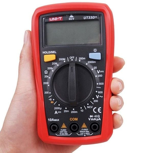 UNI-T Dijital Multimetre 600V 10A | UT33D+