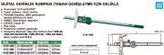 Insize Dijital Derinlik Kumpas 200 mm / 0.01 mm | 1147-200