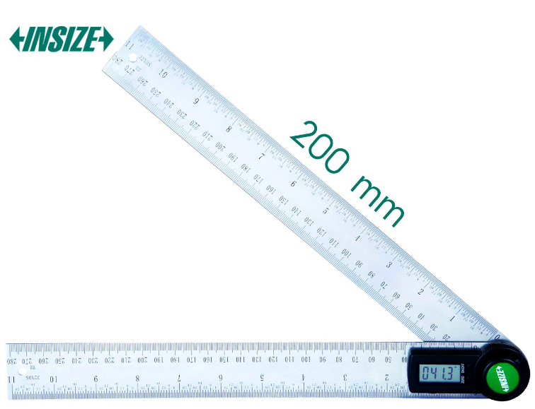 Insize Dijital Açı Ölçer 0-360° | 2176-200