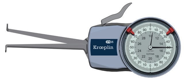 Kroeplin Mekanik İç Çap Kanal Komparatörü '10-30 mm' | H210