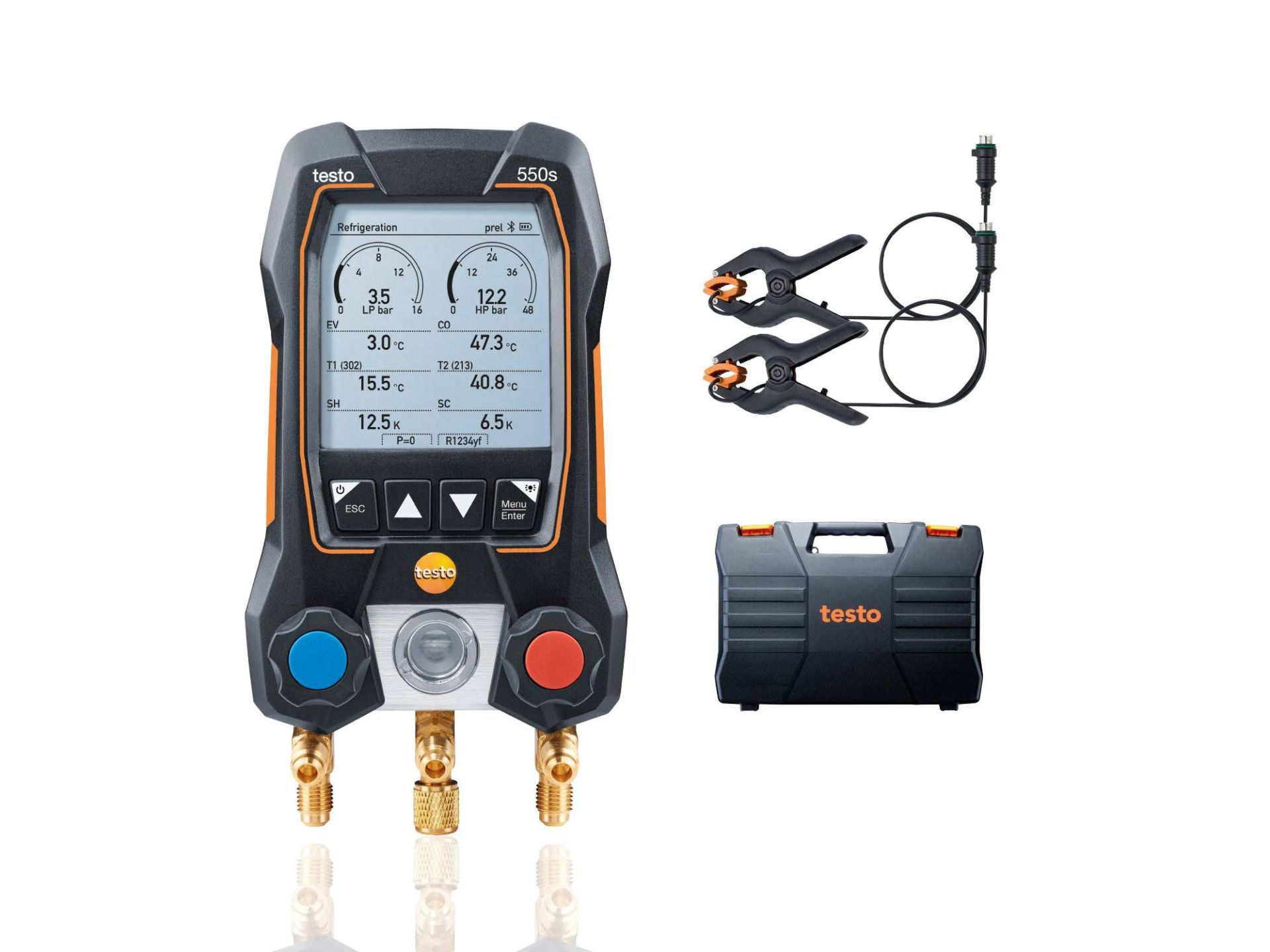 Testo Akıllı Dijital Manifold Seti | Testo 550S