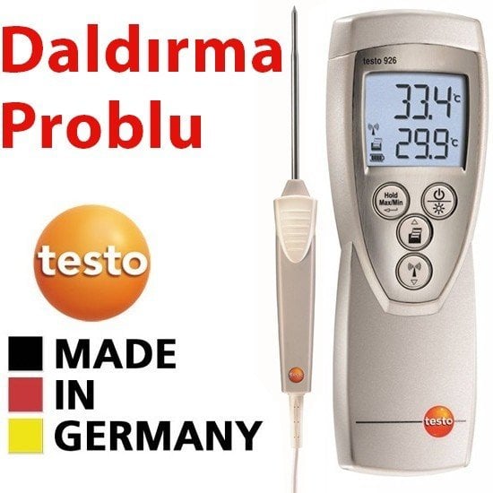Testo T Tipi Daldırma Problu Termometre Seti | Testo 926 Seti