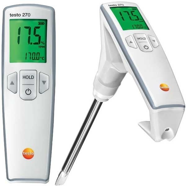 Testo Kızartma Yağı Kalitesi Ölçüm Cihazı (Polar Madde Ölçer) | Testo 270